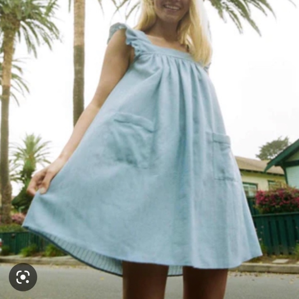 Christy Dawn Charming Blue Mini Dress
